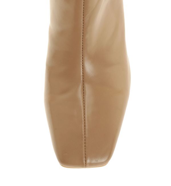 LAGUNAMOON「ミニマルカーブフォルムヒールショートブーツ」|ショートブーツ|