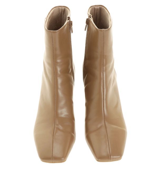 LAGUNAMOON「ミニマルカーブフォルムヒールショートブーツ」|ショートブーツ|