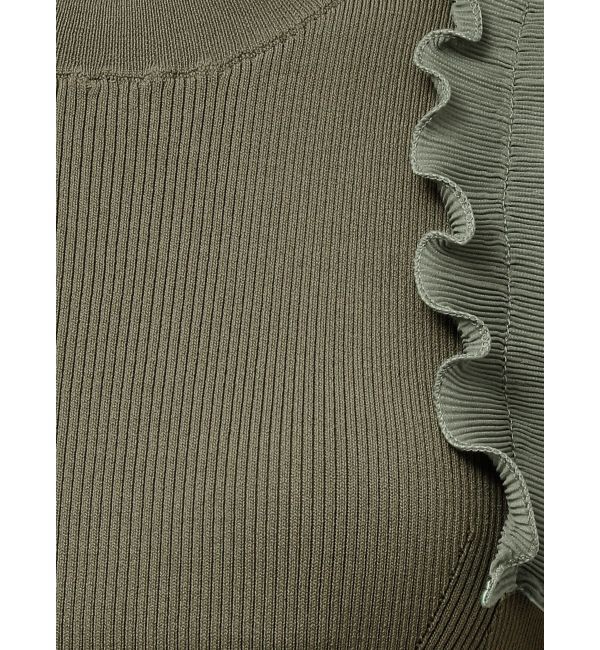 LAGUNAMOON「プリーツフリルニットプルオーバー」|ニット・セーター|