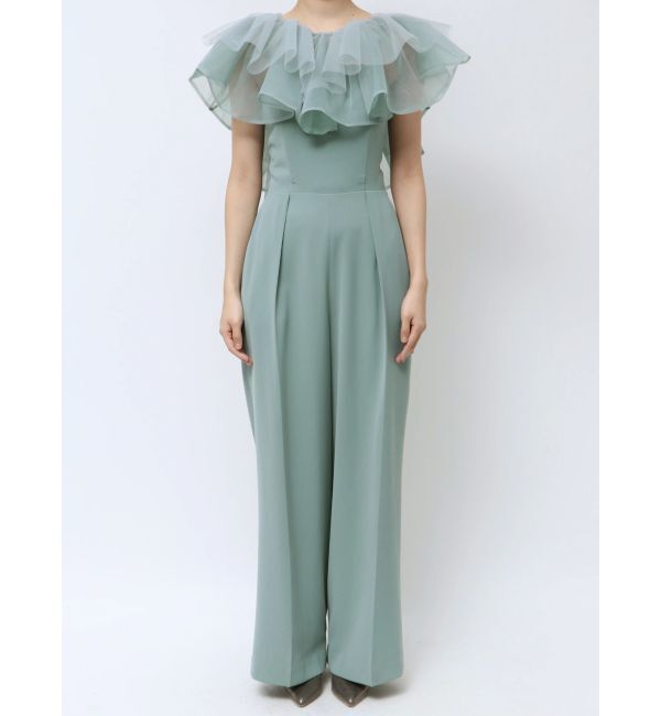 LAGUNAMOON「LADYチュールカラーベアパンツドレス」|ドレス|