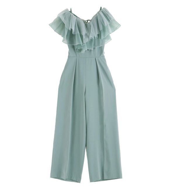 LAGUNAMOON「LADYチュールカラーベアパンツドレス」|ドレス|