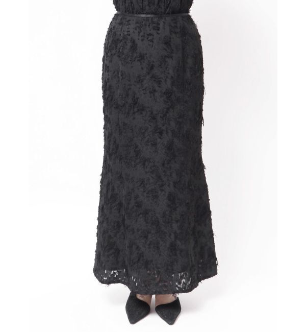 LAGUNAMOON「カットジャガードナロースカート」|スカート|