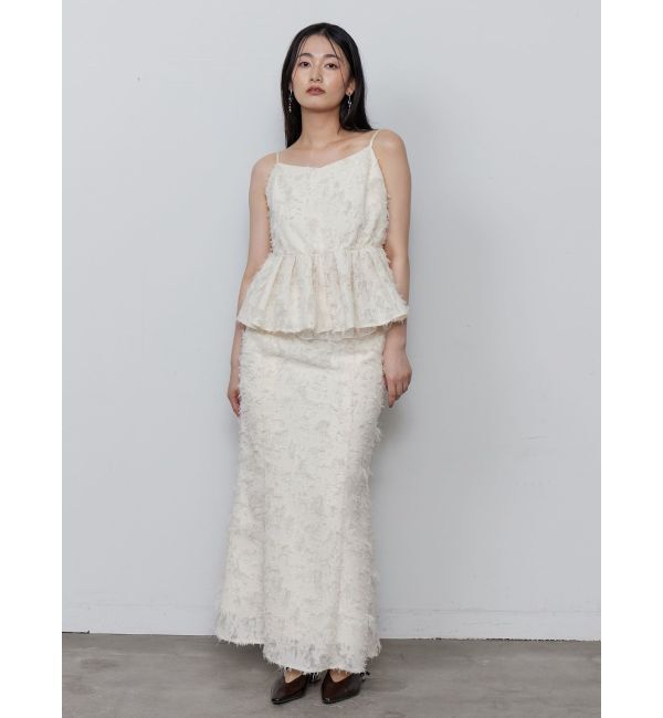 LAGUNAMOON「カットジャガードナロースカート」|スカート|