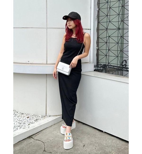 EVRIS「ビジューデザインプラットフォームサンダル」|サンダル|