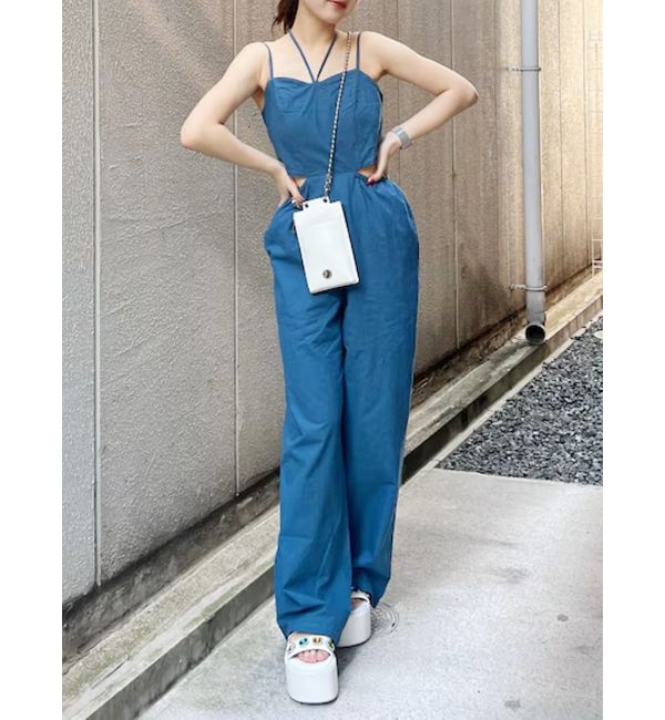 EVRIS「ビジューデザインプラットフォームサンダル」|サンダル|