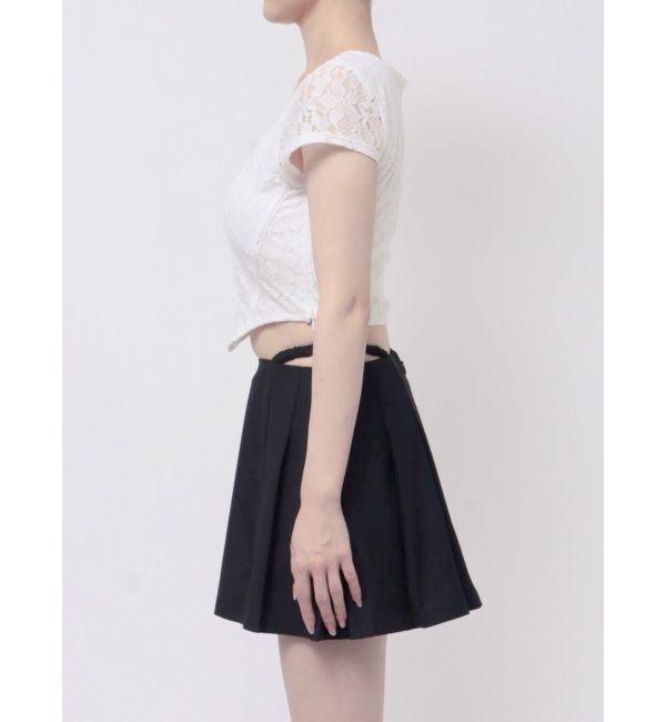 EVRIS「レースクロップドトップス」|Tシャツ・カットソー|