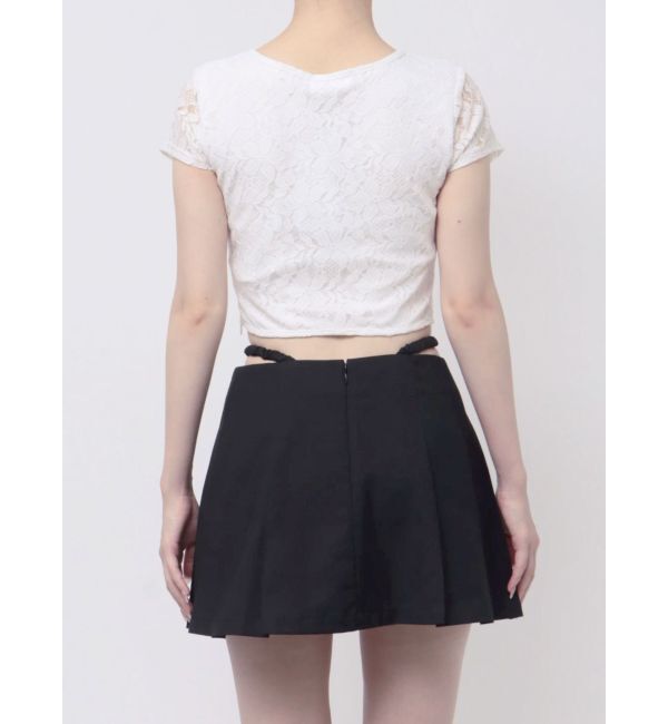 EVRIS「レースクロップドトップス」|Tシャツ・カットソー|