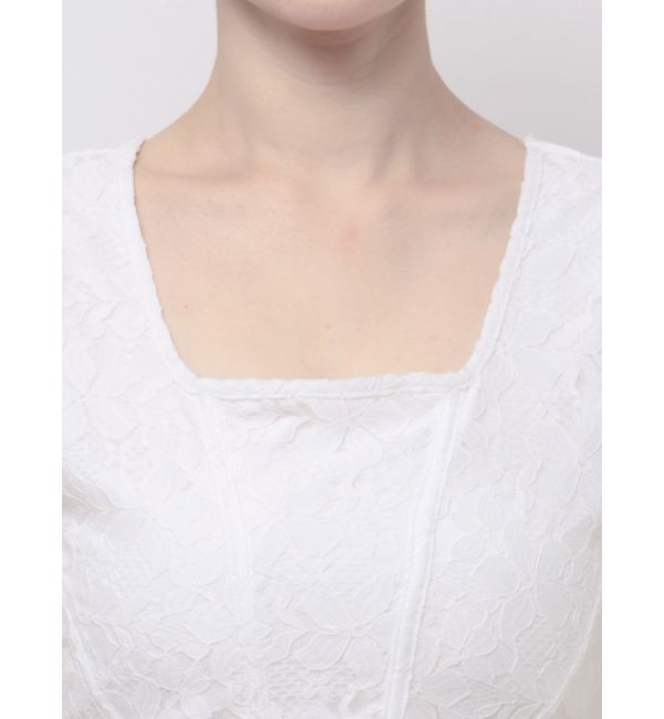 EVRIS「レースクロップドトップス」|Tシャツ・カットソー|