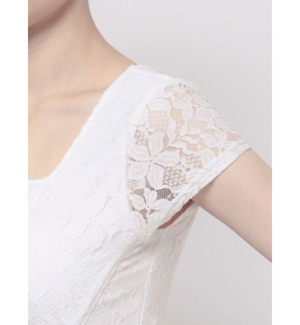 EVRIS「レースクロップドトップス」|Tシャツ・カットソー|