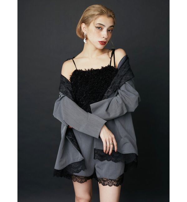 EVRIS「レースドッキングショートパンツ【セットアップ着用可能】」|その他|