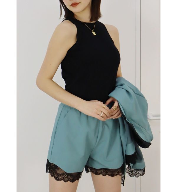 EVRIS「レースドッキングショートパンツ【セットアップ着用可能】」|その他|