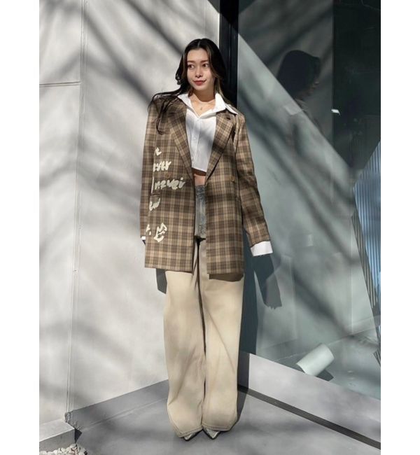 EVRIS「BASICクロップドカラーシャツ」|シャツ・ブラウス|