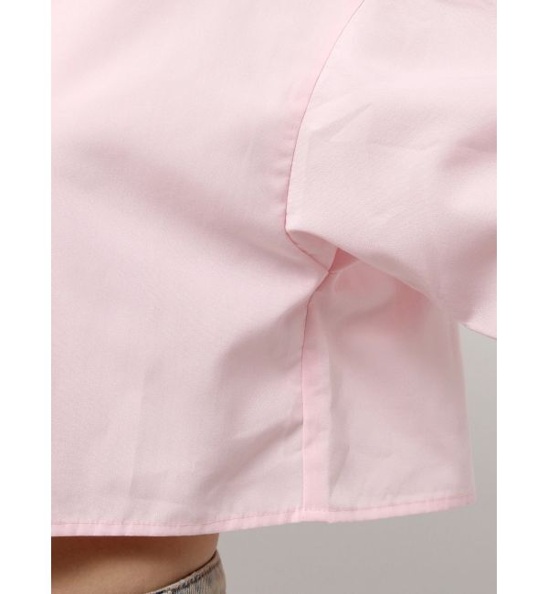 EVRIS「BASICクロップドカラーシャツ」|シャツ・ブラウス|