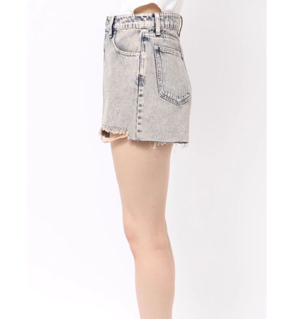 EVRIS「ダメージデニムショートパンツ」|デニム|