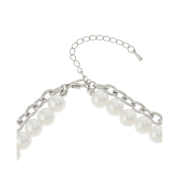 EVRIS「SHELL HEART 2連ネックレス」|ネックレス|