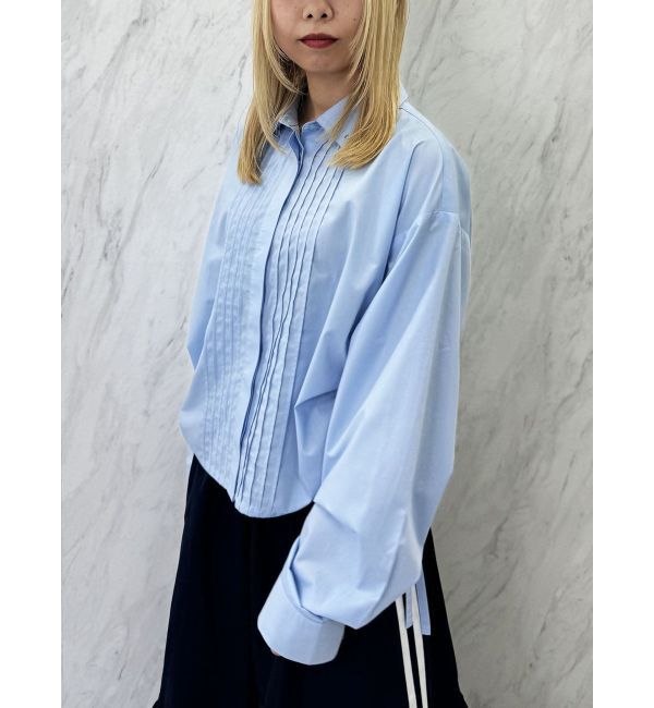 jouetie「フロントプリーツサイドギャザーシャツ」|シャツ・ブラウス|