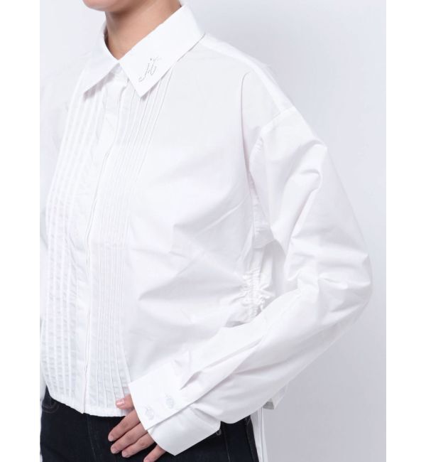 jouetie「フロントプリーツサイドギャザーシャツ」|シャツ・ブラウス|