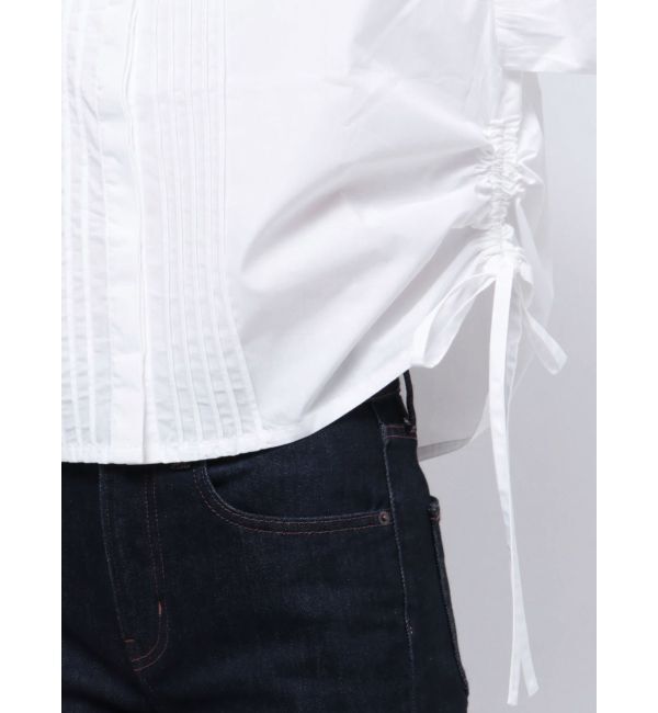 jouetie「フロントプリーツサイドギャザーシャツ」|シャツ・ブラウス|