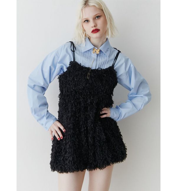 jouetie「フロントプリーツサイドギャザーシャツ」|シャツ・ブラウス|