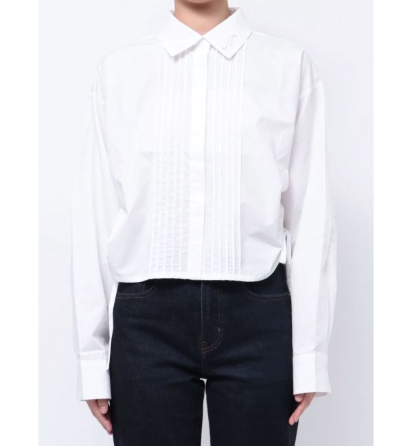 jouetie「フロントプリーツサイドギャザーシャツ」|シャツ・ブラウス|