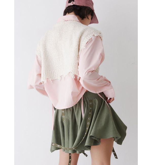 jouetie「フロントプリーツサイドギャザーシャツ」|シャツ・ブラウス|