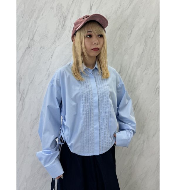 jouetie「フロントプリーツサイドギャザーシャツ」|シャツ・ブラウス|