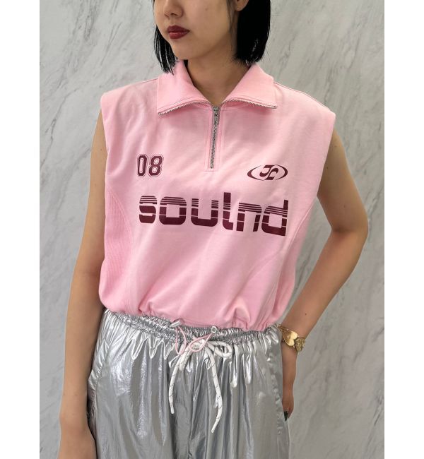 jouetie「スポーティーハーフZIPトップス」|Tシャツ・カットソー|