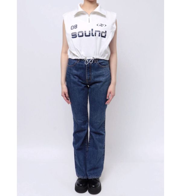 jouetie「スポーティーハーフZIPトップス」|Tシャツ・カットソー|