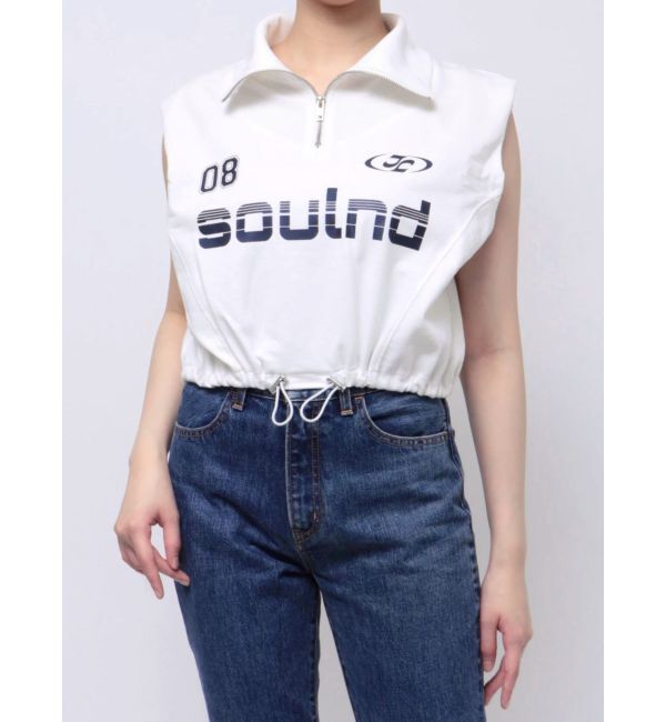 jouetie「スポーティーハーフZIPトップス」|Tシャツ・カットソー|