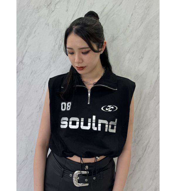 jouetie「スポーティーハーフZIPトップス」|Tシャツ・カットソー|