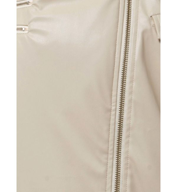 jouetie「フェイクレザーライダースMA-1ジャケット」|ブルゾン・スタジャン|