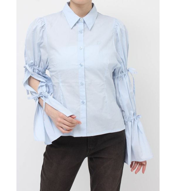 jouetie「スリットリボンスリーブシャツ」|シャツ・ブラウス|