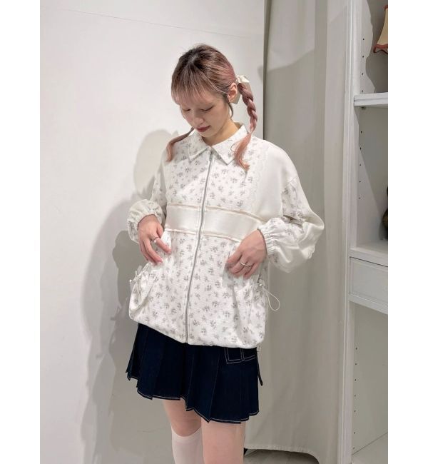 merry jenny「リボンポケットデニムプリーツスカート【セットアップ着用可能】」|スカート|