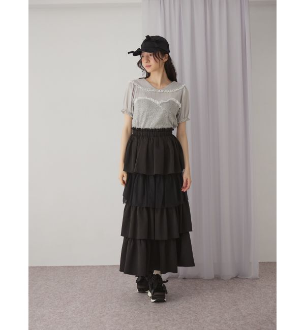 merry jenny「petit flowerセーラートップス」|Tシャツ・カットソー|