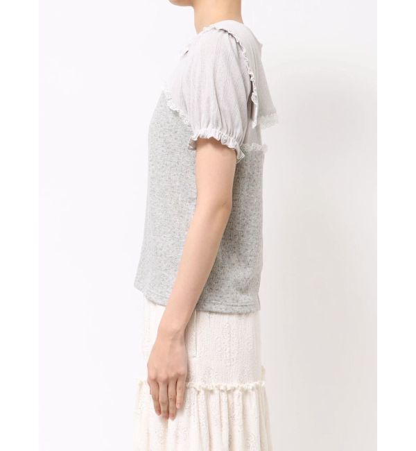 merry jenny「petit flowerセーラートップス」|Tシャツ・カットソー|