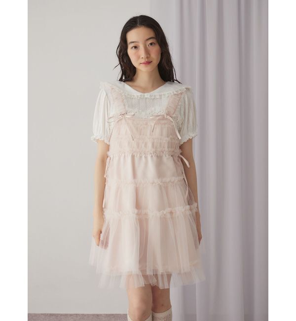 merry jenny「petit flowerセーラートップス」|Tシャツ・カットソー|