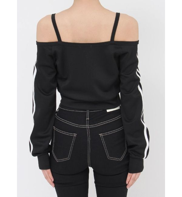 GYDA「GD track 2ラインオフショルトップス」|Tシャツ・カットソー|