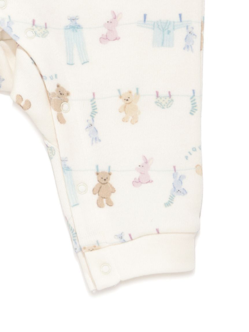 GELATO PIQUE KIDS & BABY「【BABY】ウォッシングアニマル柄ロンパース」|ロンパース|