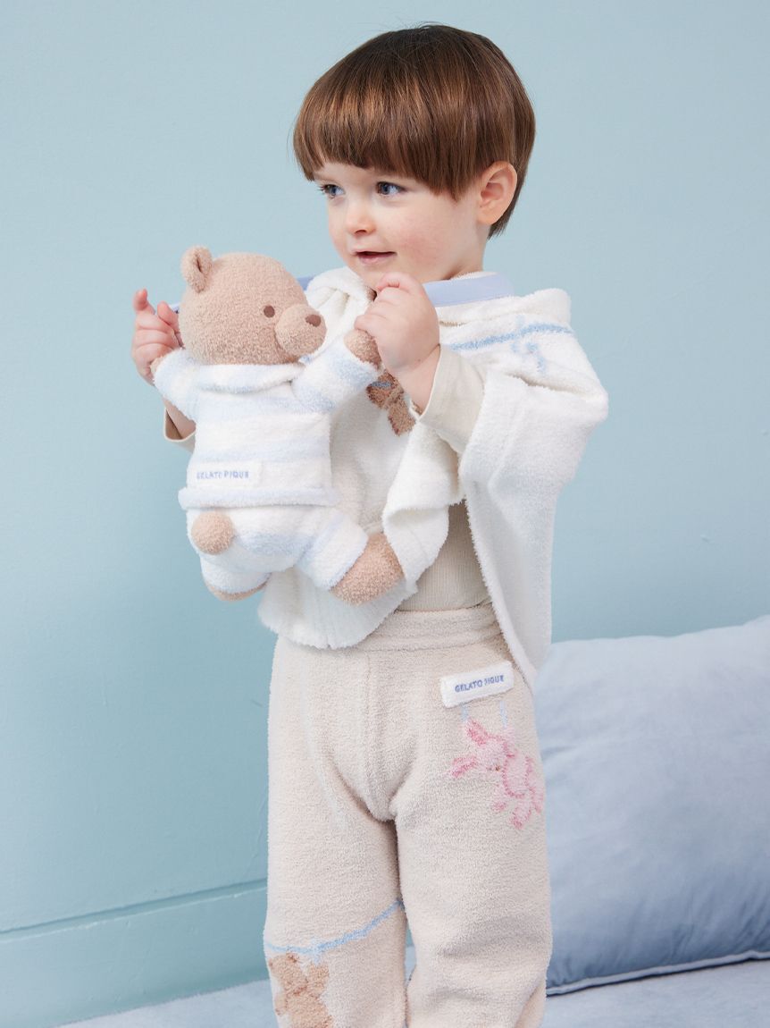GELATO PIQUE KIDS & BABY「【BABY】エアリーモコウォッシングアニマルジャガードロングパンツ」|その他ベビーウェア|
