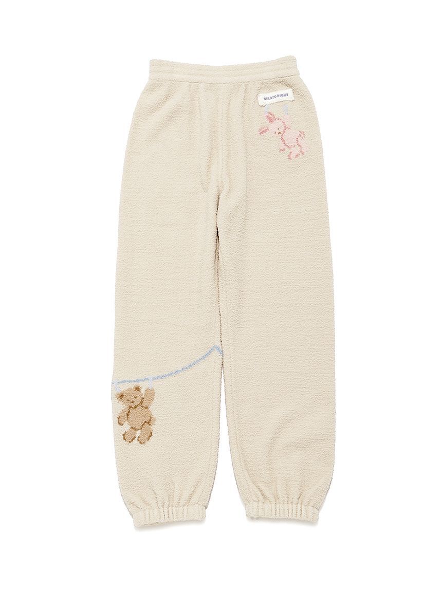 GELATO PIQUE KIDS & BABY「【JUNIOR】ウォッシングアニマルジャガードロングパンツ」|ルームウェア|