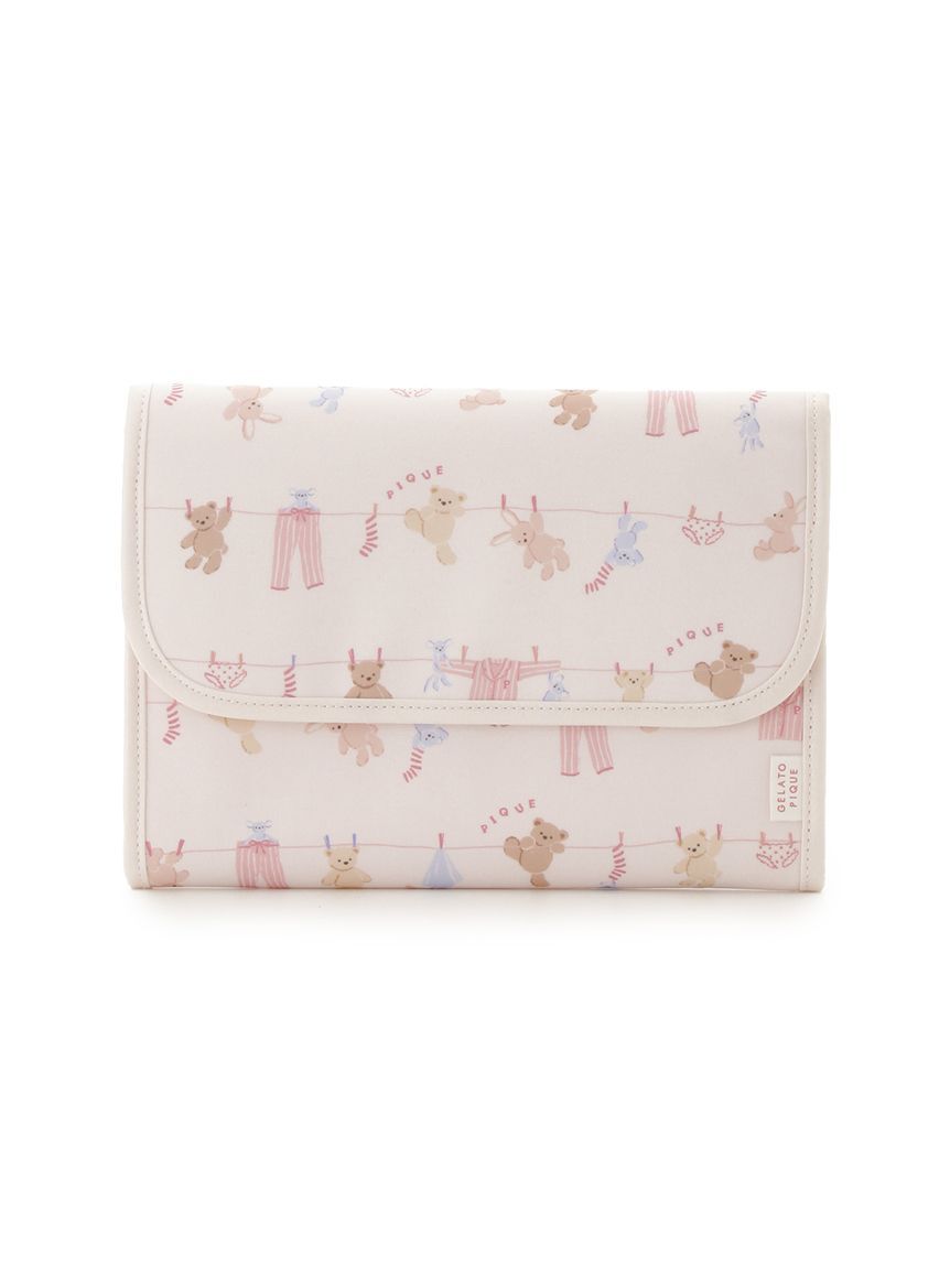 gelato pique「ウォッシングアニマル柄母子手帳ケースM」|マタニティ・ママグッズ|PNK