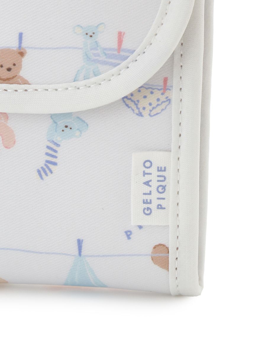 gelato pique「ウォッシングアニマル柄母子手帳ケースM」|マタニティ・ママグッズ|