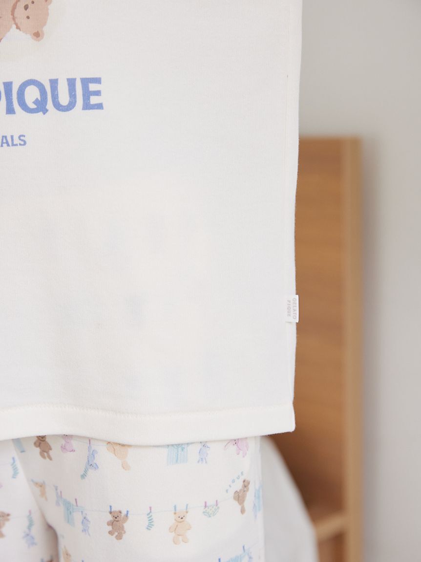 gelato pique「ウォッシングアニマルワンポイントロンT」|ルームウェア|