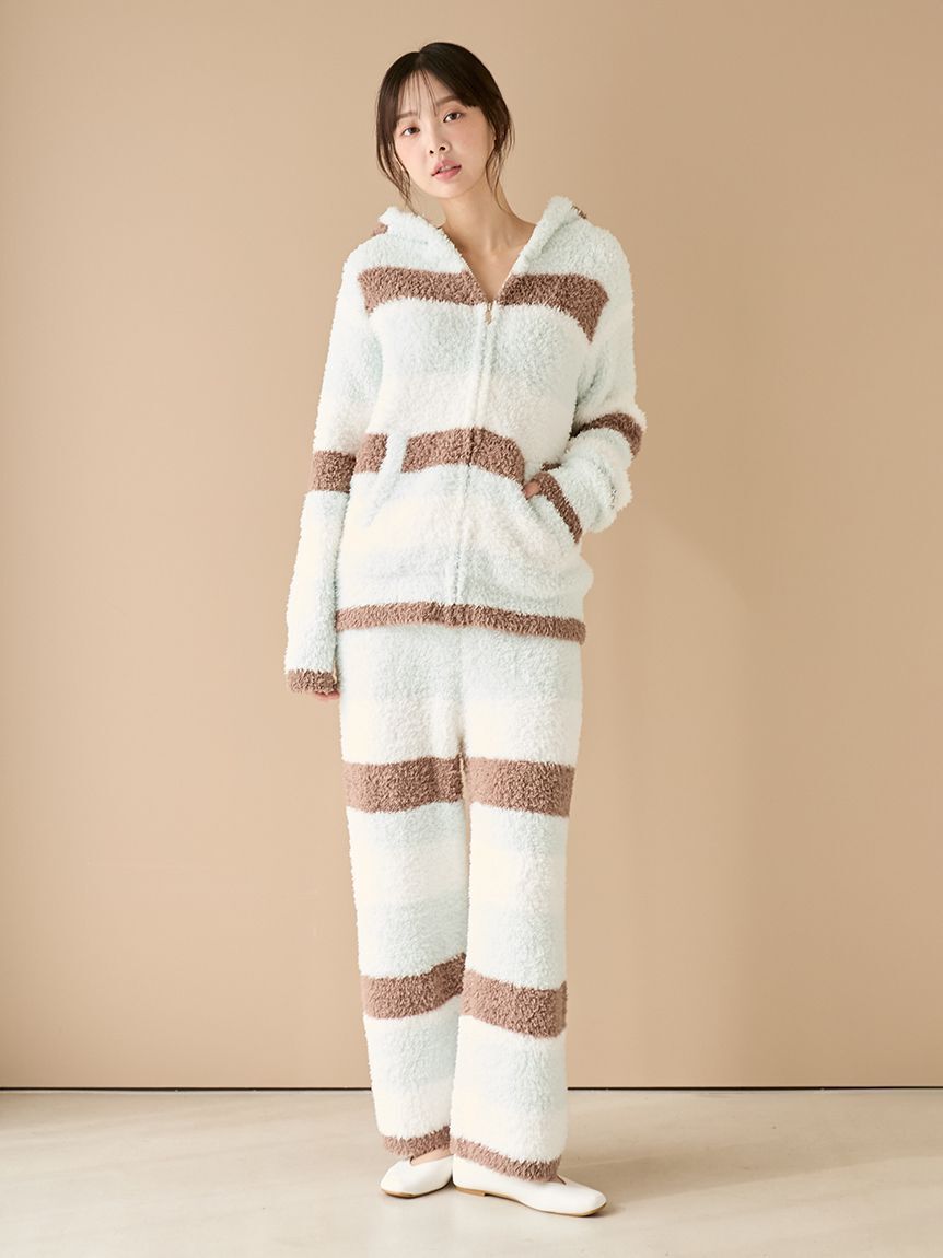 gelato pique「ジェラートランダムボーダーロングパンツ」|ルームウェア|