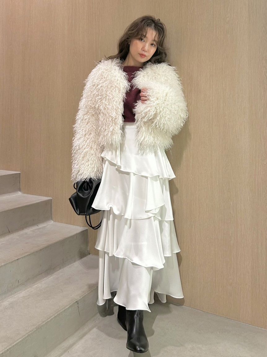 ECOPELショートファーコート（FRAY I.D）｜ルミネのファッション通販