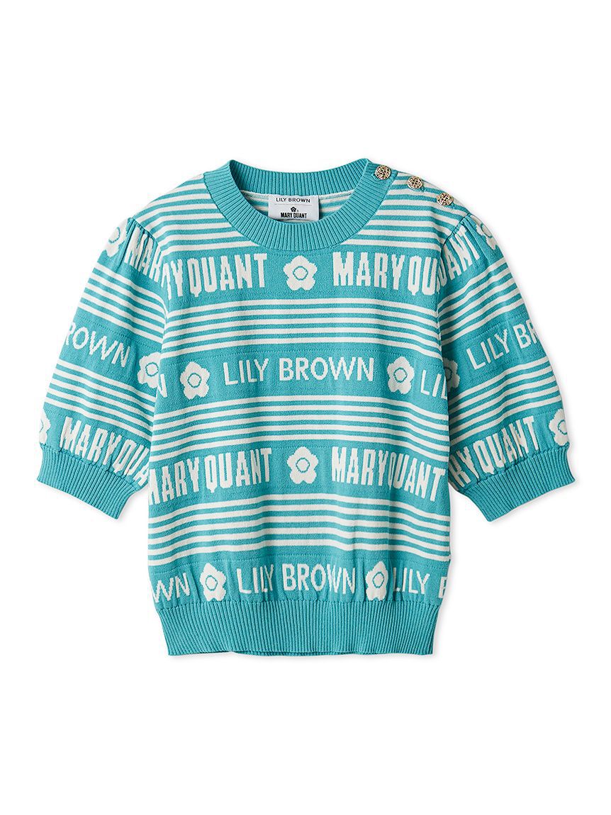 LILY BROWN「【WEB限定カラー】【LILY BROWN&times;MARY QUANT】ジャガードニットトップス」|ニット・セーター|