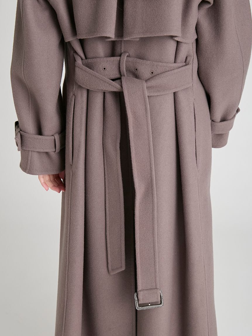 ウール混ロングトレンチコート（CELFORD）｜ルミネのファッション通販