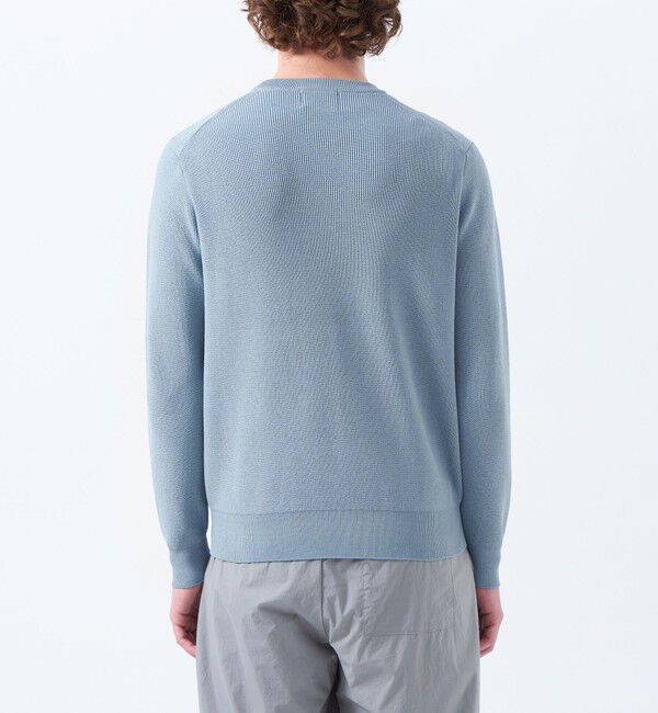 MACKINTOSH PHILOSOPHY「片畦プレーティング クルーネックプルオーバーニット」|ニット・セーター|