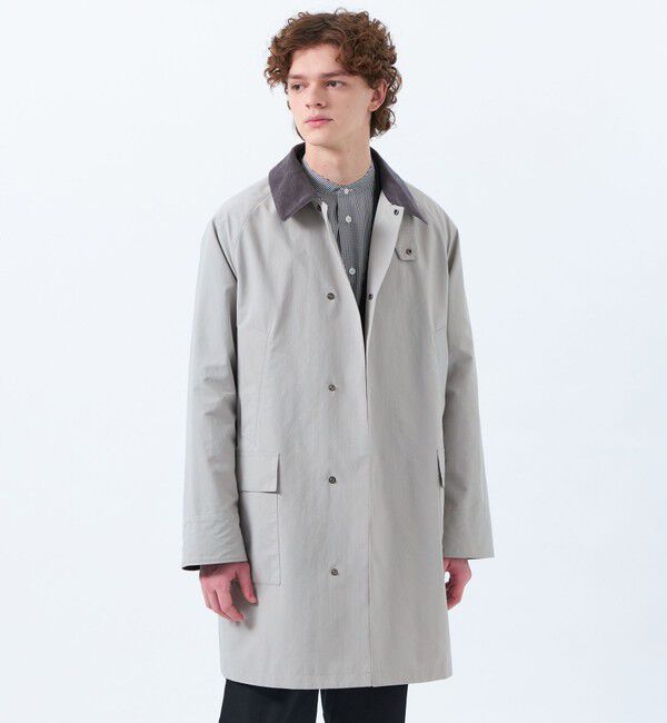 MACKINTOSH PHILOSOPHY「【WEB&一部店舗限定】SOMERFORD（サマーフォード） 高密度マットタフタ」|ステンカラーコート|ライトグレー