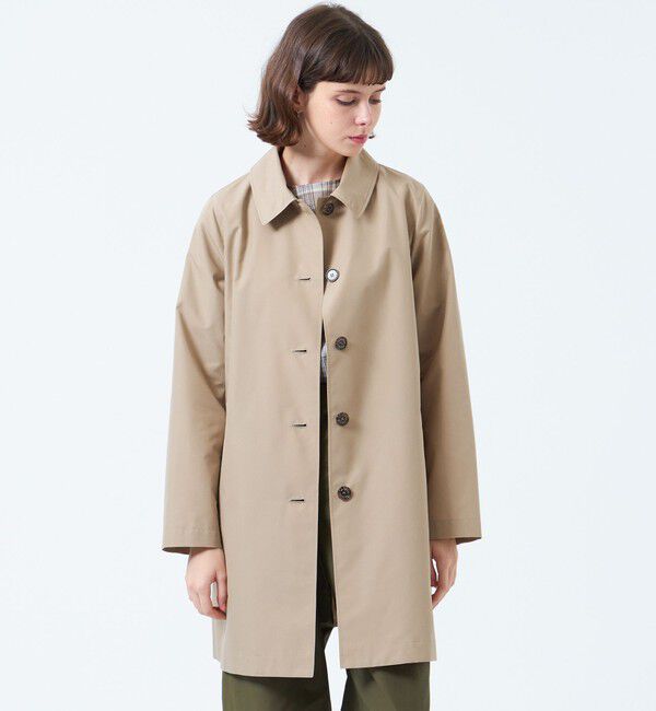 MACKINTOSH PHILOSOPHY「【MORAY(マレー)】レインウェザークロス」|ステンカラーコート|ベージュ